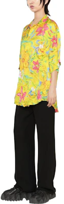 (W) Balenciaga FW22 Kemeja Lengan Pendek Longgar Motif Bunga Kuning. 658965TMLB17200 Purchase (W) Balenciaga FW22 Kemeja Lengan Pendek Longgar Motif Bunga Kuning. 658965TMLB17200