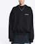Purchase (W) Balenciaga FW22 黑色Logo印花寬鬆長袖圓領衫 697869TMVF50107