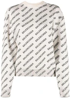 Order (W) Jersey Oversize Balenciaga FW22 Colorblock Logo Blanco Roto. 704428T32339054