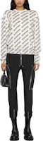 Lookbook (W) Jersey Oversize Balenciaga FW22 Colorblock Logo Blanco Roto. 704428T32339054