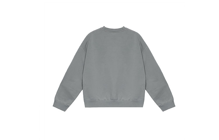 (Women) Balenciaga FW22 Grey Logo Embroidered Crewneck Sweatshirt Regular Fit 697869TNVG89244 圖 3