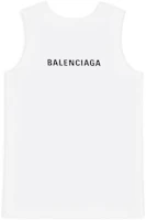 Lookbook (Women) Balenciaga FW22 Logo Embroidered Pullover Tank Top Vest - . 697880TMVM39040