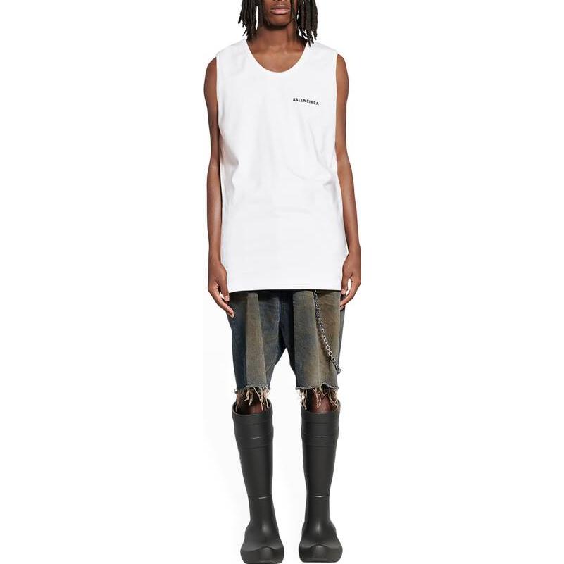 Shop (W) 巴黎世家 FW22 刺绣标志无袖针织背心上衣 697880TMVM39040