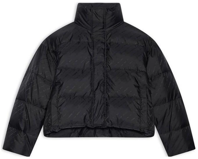 women-balenciaga-fw-22-logo-jacquard-high-neck-puffer-jacket-black-regular-fit-681883-tko-401000