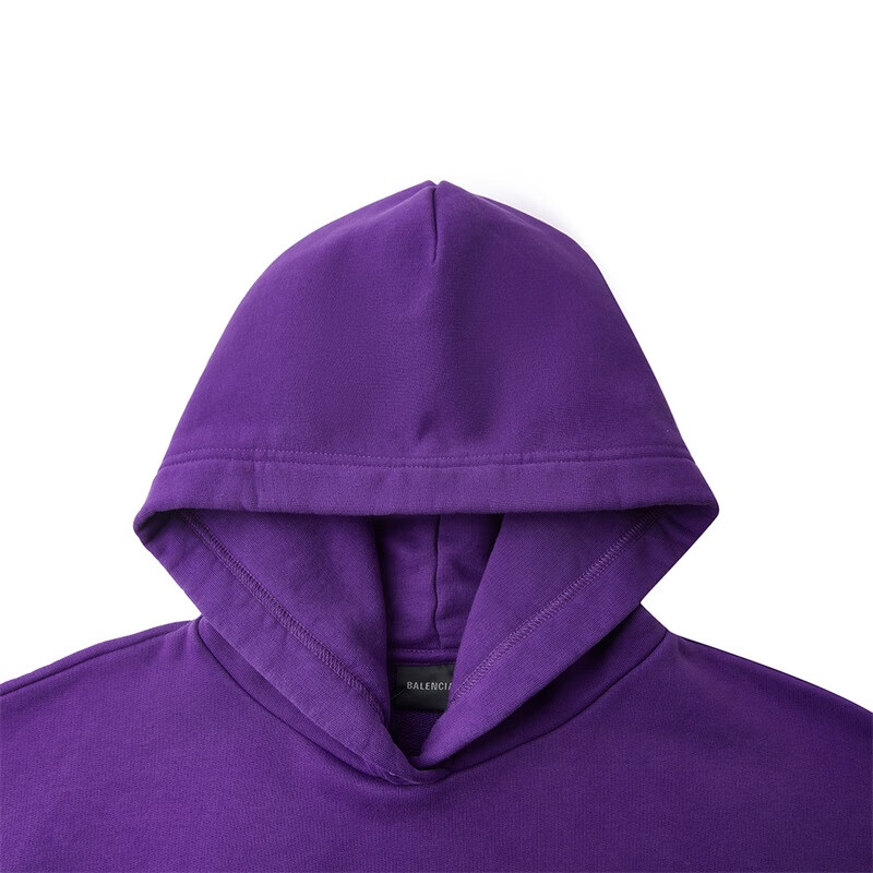 (Women) Balenciaga FW22 Logo Print Purple Oversized Hoodie for Women. 578135TNVH15162 圖 5