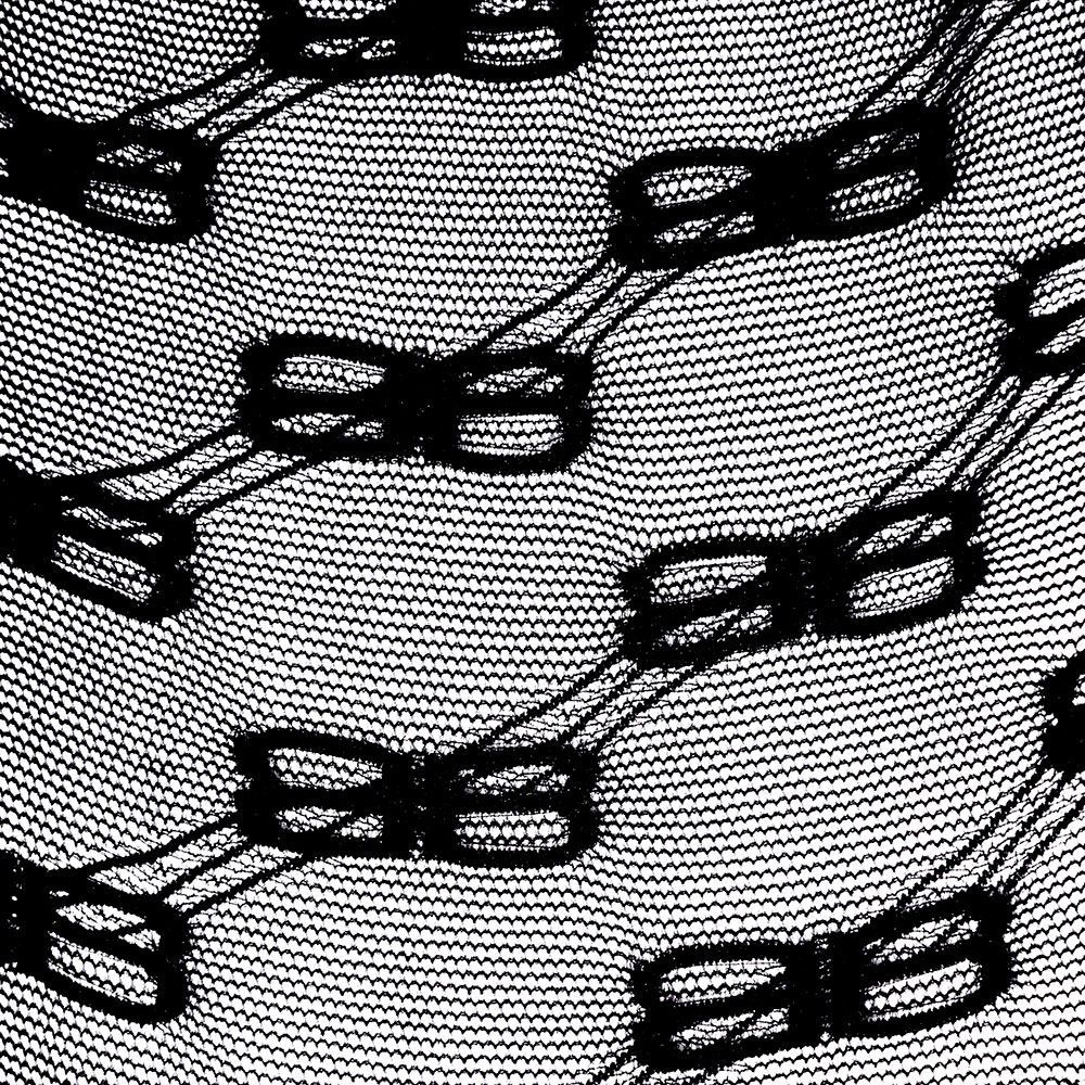 Details for (W) Balenciaga FW22 Celana Ketat Monogram Logo Hitam untuk Wanita. 7041143C5B31000