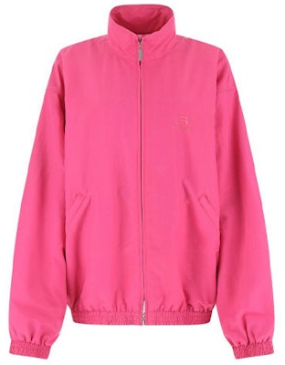 (Women) Balenciaga FW22 Pink Oversized Zip-Up High-Collar Jacket 704504TKO480563 Buy (Women) Balenciaga FW22 Pink Oversized Zip-Up High-Collar Jacket 704504TKO480563