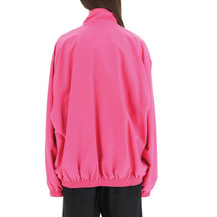 Purchase (Women) Balenciaga FW22 Pink Oversized Zip-Up High-Collar Jacket 704504TKO480563