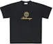 Order (Women) Balenciaga FW22 Qixi Crest Logo Print Black Crewneck T-Shirt Women. 612965TMVL41075
