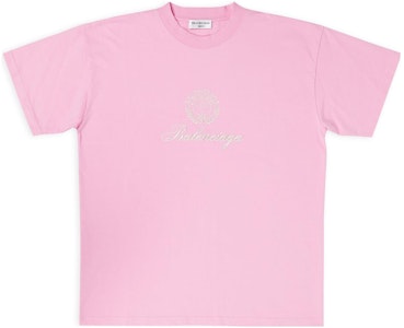 (W) Camiseta Balenciaga FW22 Qixi Rosa Oversize con Logo Gráfico. 612965TMVL45504 Order (W) Camiseta Balenciaga FW22 Qixi Rosa Oversize con Logo Gráfico. 612965TMVL45504