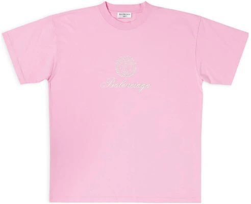 (W) Camiseta Balenciaga FW22 Qixi Rosa Oversize con Logo Gráfico. 612965TMVL45504 Order (W) Camiseta Balenciaga FW22 Qixi Rosa Oversize con Logo Gráfico. 612965TMVL45504