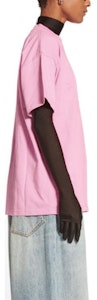 (W) Camiseta Balenciaga FW22 Qixi Rosa Oversize con Logo Gráfico. 612965TMVL45504 Sizing (W) Camiseta Balenciaga FW22 Qixi Rosa Oversize con Logo Gráfico. 612965TMVL45504