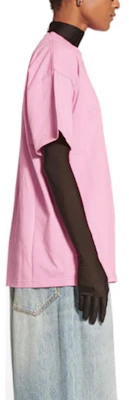 (W) Camiseta Balenciaga FW22 Qixi Rosa Oversize con Logo Gráfico. 612965TMVL45504 Sizing (W) Camiseta Balenciaga FW22 Qixi Rosa Oversize con Logo Gráfico. 612965TMVL45504
