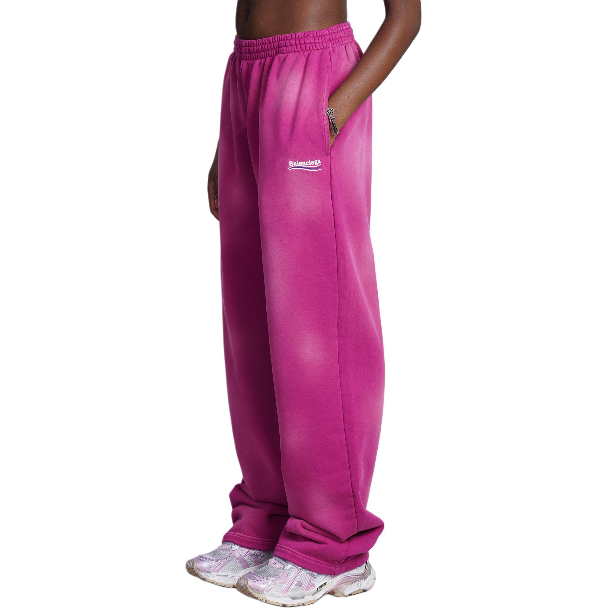 Sizing (W) Balenciaga FW22 紅色直筒女裝褲款 固體標誌款式. 674594TKVI90528