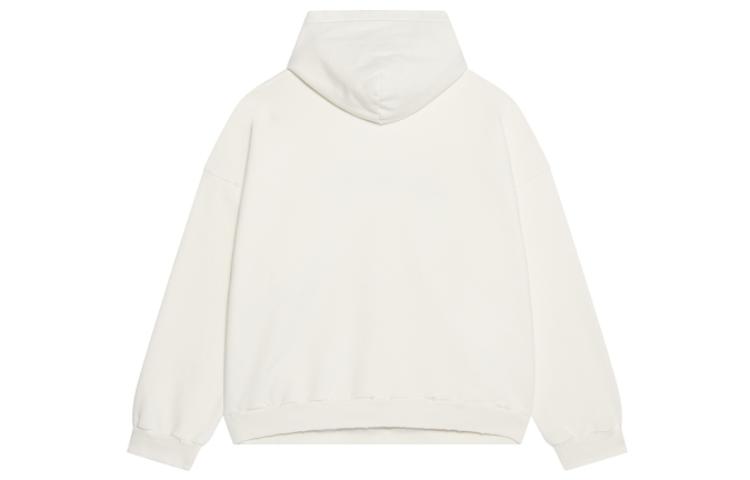(Women) Balenciaga FW22 White Alphabet Print Oversized Hoodie  Casual Wear. 675003TLVG43307 圖 3
