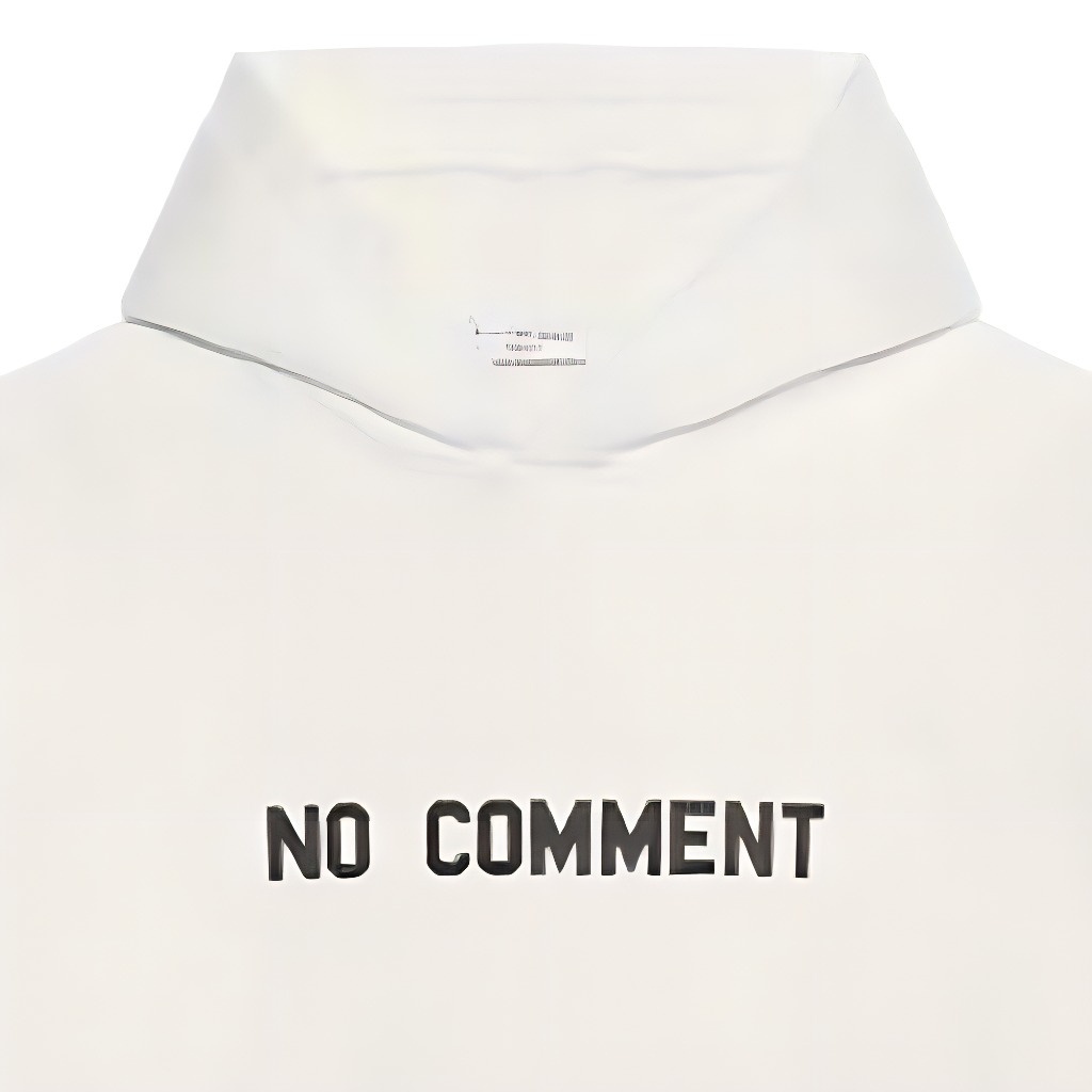 (Women) Balenciaga FW22 White Alphabet Print Oversized Hoodie  Casual Wear. 675003TLVG43307 圖 8