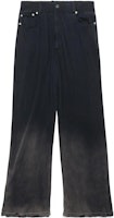(Women) Balenciaga FW23 Black High Waist Wide-Leg Relaxed Fit Pants. 744402T32731055 (Women) Balenciaga FW23 Black High Waist Wide-Leg Relaxed Fit Pants. 744402T32731055