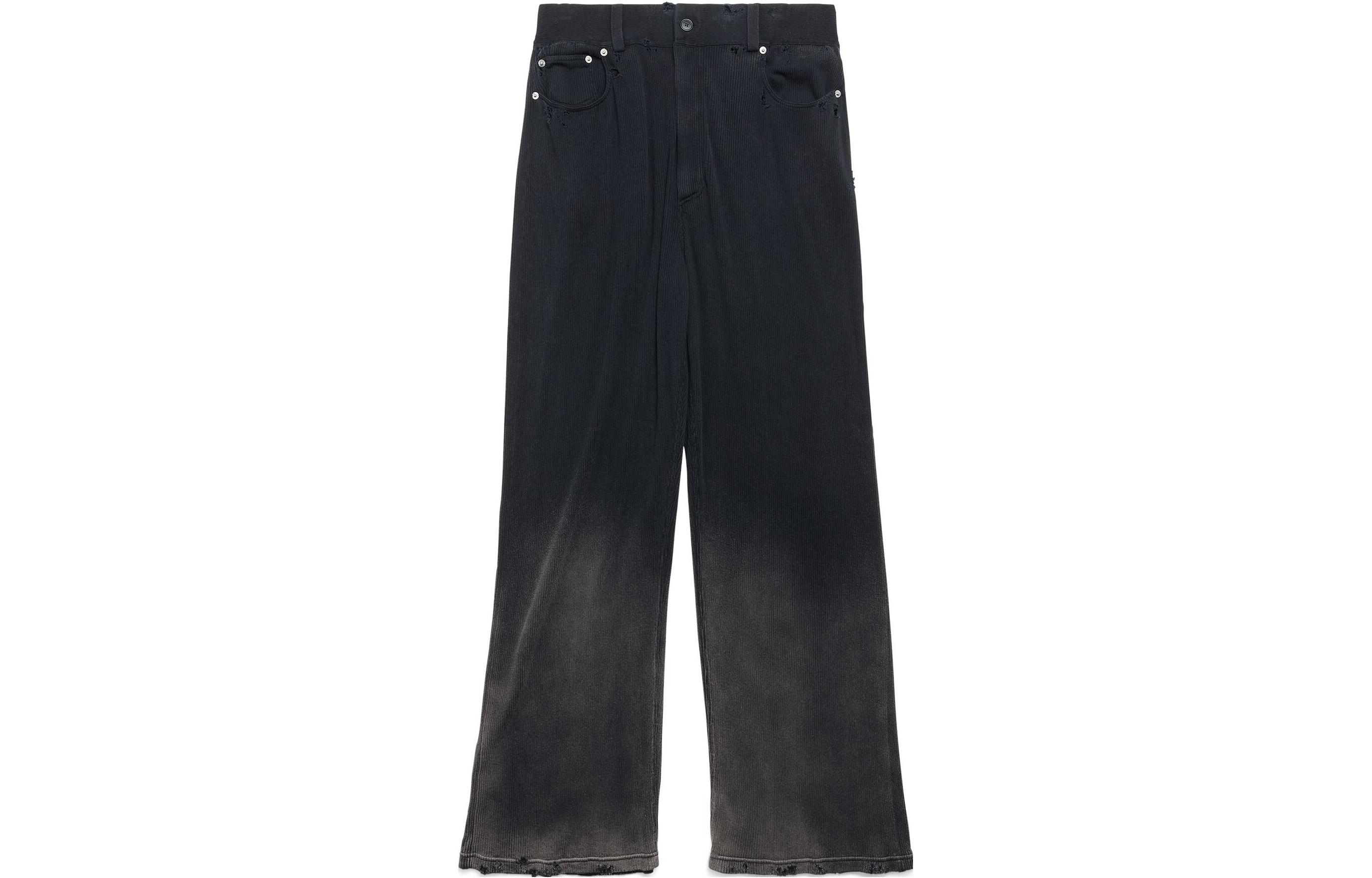 Order (W) Balenciaga FW23 黑色高腰寬鬆版型長褲 744402T32731055