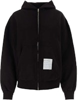 (Women) Balenciaga FW23 Black Logo Zip-Up Hoodie Regular Fit. 767857TPVN31270 (Women) Balenciaga FW23 Black Logo Zip-Up Hoodie Regular Fit. 767857TPVN31270