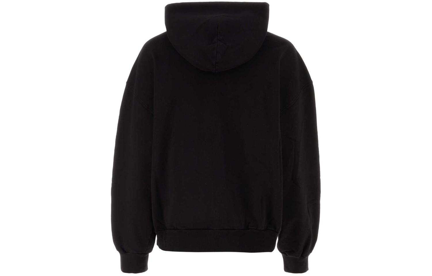 Lookbook (W) 巴黎世家 FW23 黑色Logo拉链连帽衫 常规版型. 767857TPVN31270