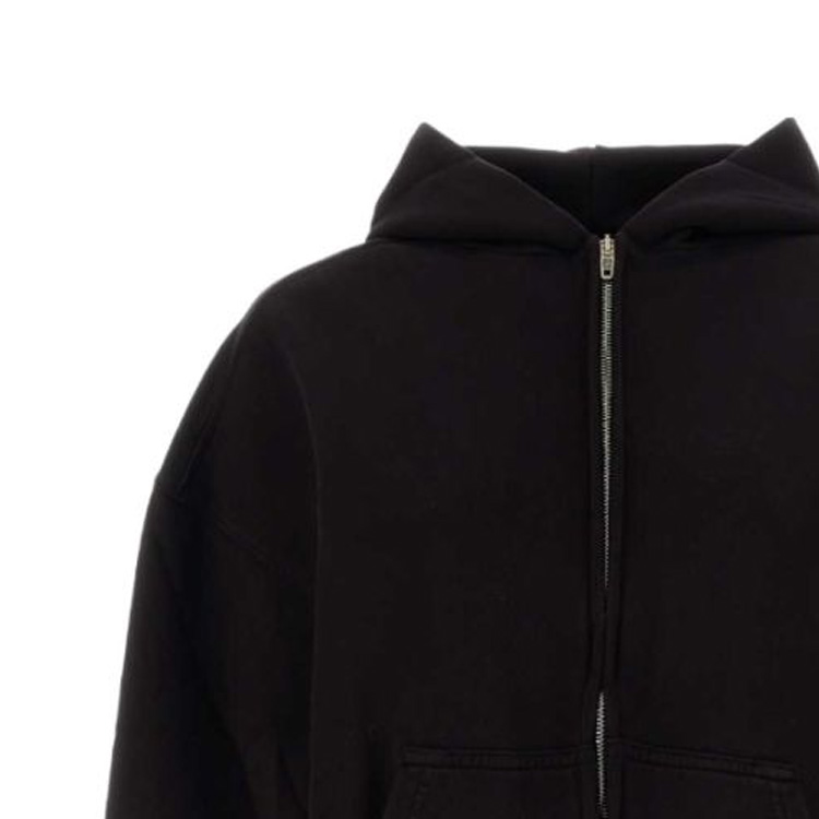 Shop (W) 巴黎世家 FW23 黑色Logo拉链连帽衫 常规版型. 767857TPVN31270