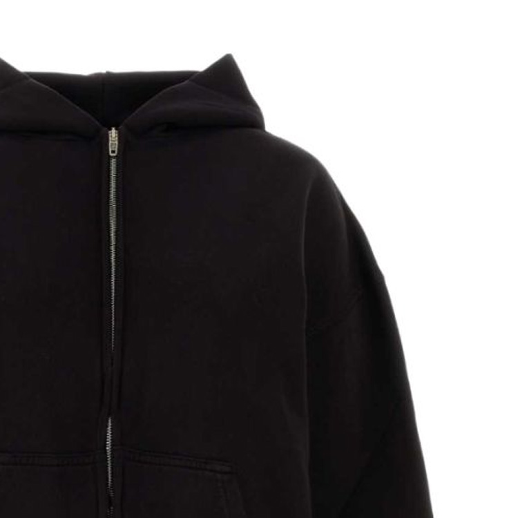 Purchase (W) 巴黎世家 FW23 黑色Logo拉链连帽衫 常规版型. 767857TPVN31270