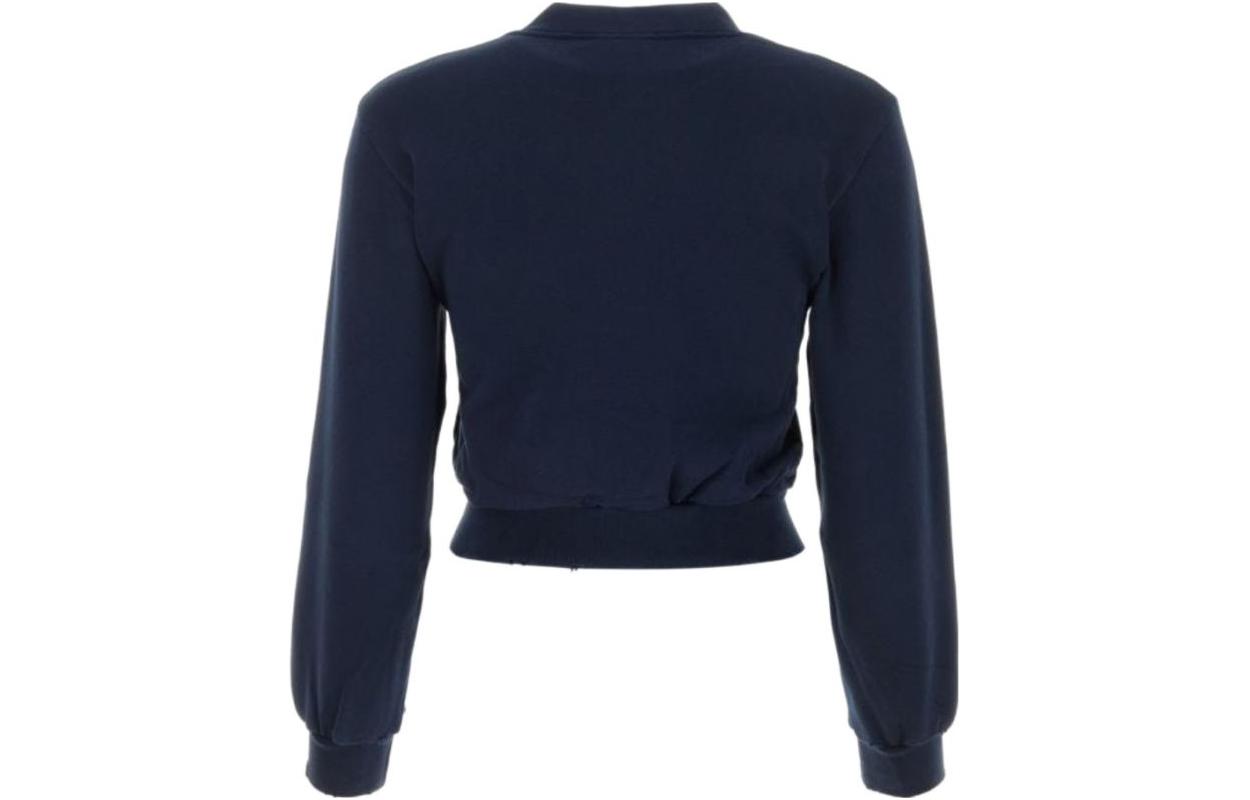 Lookbook (W) 巴黎世家 FW23 字母印花蓝色长袖圆领卫衣 767887TPVK74140