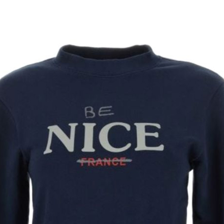 Sizing (W) 巴黎世家 FW23 字母印花蓝色长袖圆领卫衣 767887TPVK74140