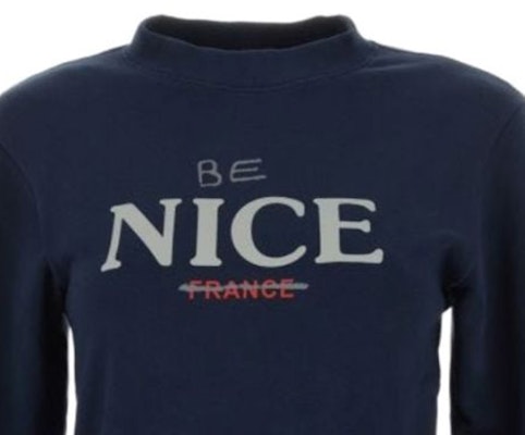 (W) 巴黎世家 FW23 字母印花蓝色长袖圆领卫衣 767887TPVK74140 Sizing (W) 巴黎世家 FW23 字母印花蓝色长袖圆领卫衣 767887TPVK74140