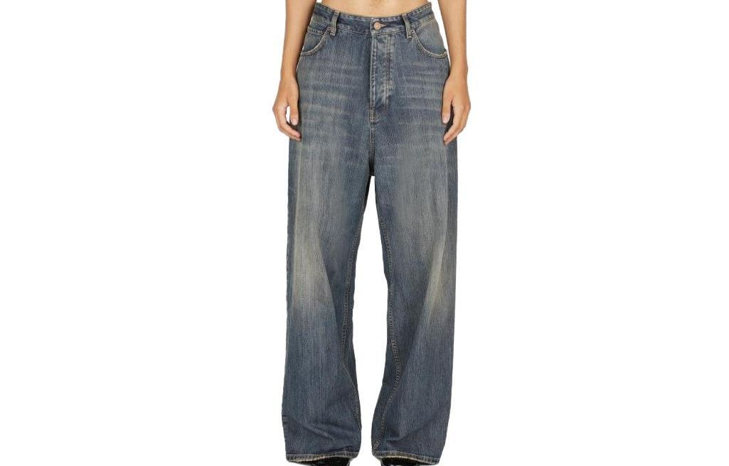 Order (W) Balenciaga FW23 寬鬆闊腿牛仔褲 淺藍色 745213TNW654036