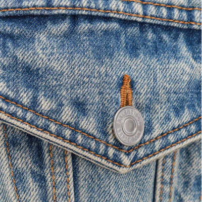 (W) Balenciaga FW23 Jaket Denim Oversized Distressed Warna Biru 773776TJW794076 Shop (W) Balenciaga FW23 Jaket Denim Oversized Distressed Warna Biru 773776TJW794076