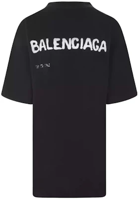 (W) Balenciaga FW23 黑色Logo印花寬鬆版T恤 641655TOVO51070 Lookbook (W) Balenciaga FW23 黑色Logo印花寬鬆版T恤 641655TOVO51070