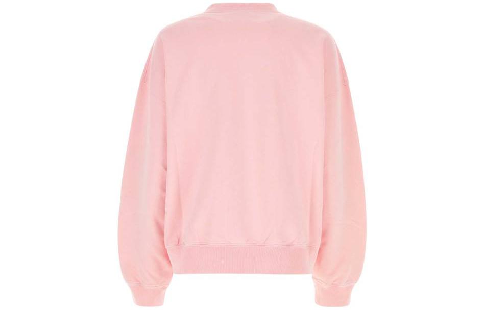 Lookbook (W) バレンシアガ FW23 ピンク ロゴプリント コットンクルーネックスウェットシャツ。 697869TMV993167