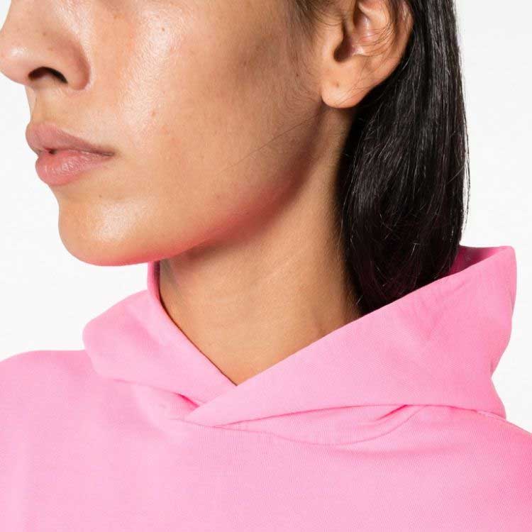 (Women) Balenciaga FW23  Pink Logo Print Oversized Hoodie Sweatshirt. 739024TPVI45001 圖 7