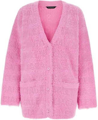 (W) Balenciaga FW23 Cárdigan Rosa de Punto Cuello en V Manga Larga Corte Holgado. 769146T62305000 Order (W) Balenciaga FW23 Cárdigan Rosa de Punto Cuello en V Manga Larga Corte Holgado. 769146T62305000