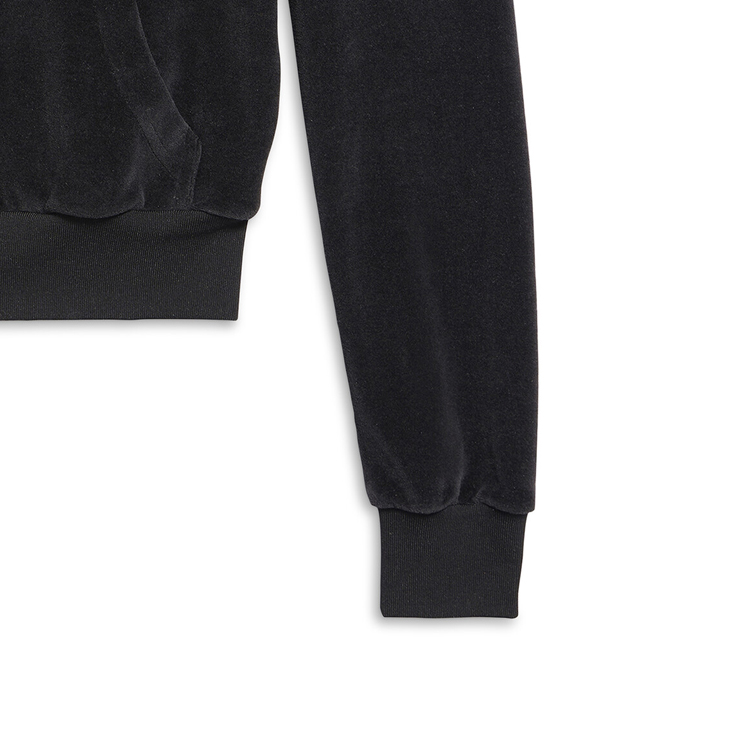 (Women) Balenciaga FW23  Solid Black Zip-Up Hoodie 767880TNV611000 圖 6