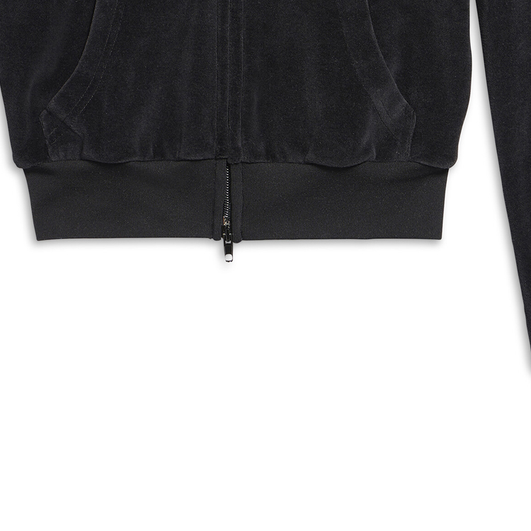 (Women) Balenciaga FW23  Solid Black Zip-Up Hoodie 767880TNV611000 圖 7