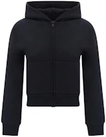 (Women) Balenciaga FW23 Black Zip-Up Casual Long-Sleeve Sweatshirt Regular Fit 773284-TPVO9-1000 (Women) Balenciaga FW23 Black Zip-Up Casual Long-Sleeve Sweatshirt Regular Fit 773284-TPVO9-1000