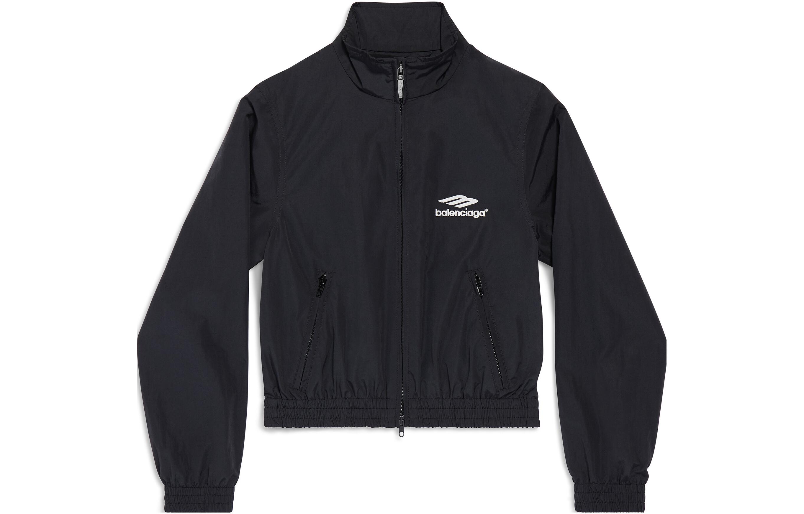 (Women) Balenciaga FW23 Letter Logo Print Long Sleeve Jacket Regular Fit Women 769015TNQ251000