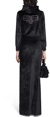 (W) Balenciaga FW23 字母圖案拉鍊連帽衫 女裝黑色標準版型 751792TOV101000 Purchase (W) Balenciaga FW23 字母圖案拉鍊連帽衫 女裝黑色標準版型 751792TOV101000