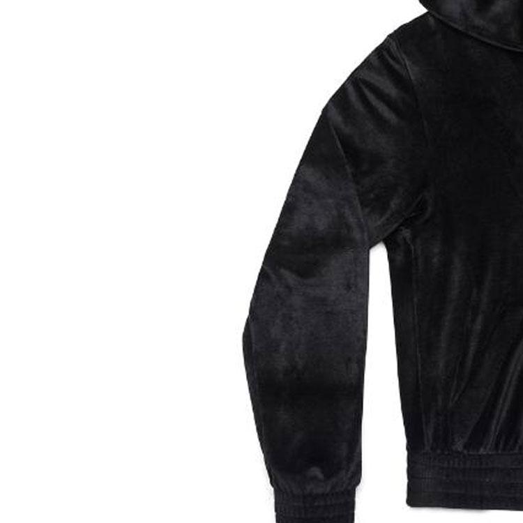 Sizing (W) Balenciaga FW23 字母圖案拉鍊連帽衫 女裝黑色標準版型 751792TOV101000