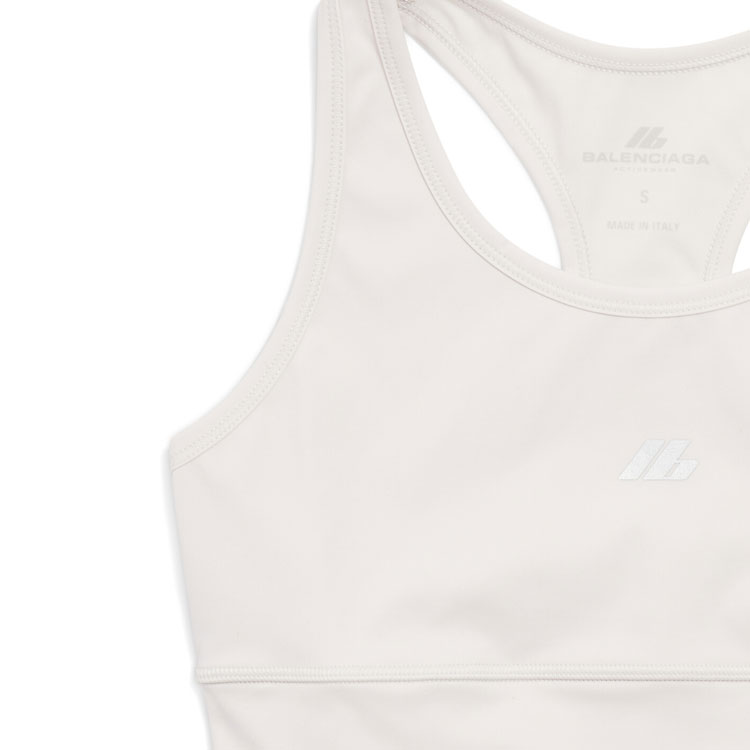 Shop (W) 巴黎世家 FW24 白色標誌運動風圓領上衣 常規版型。 7932824E2B99016