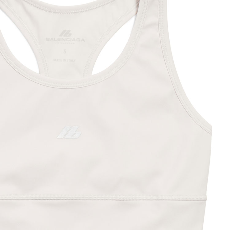 Details for (W) 巴黎世家 FW24 白色標誌運動風圓領上衣 常規版型。 7932824E2B99016