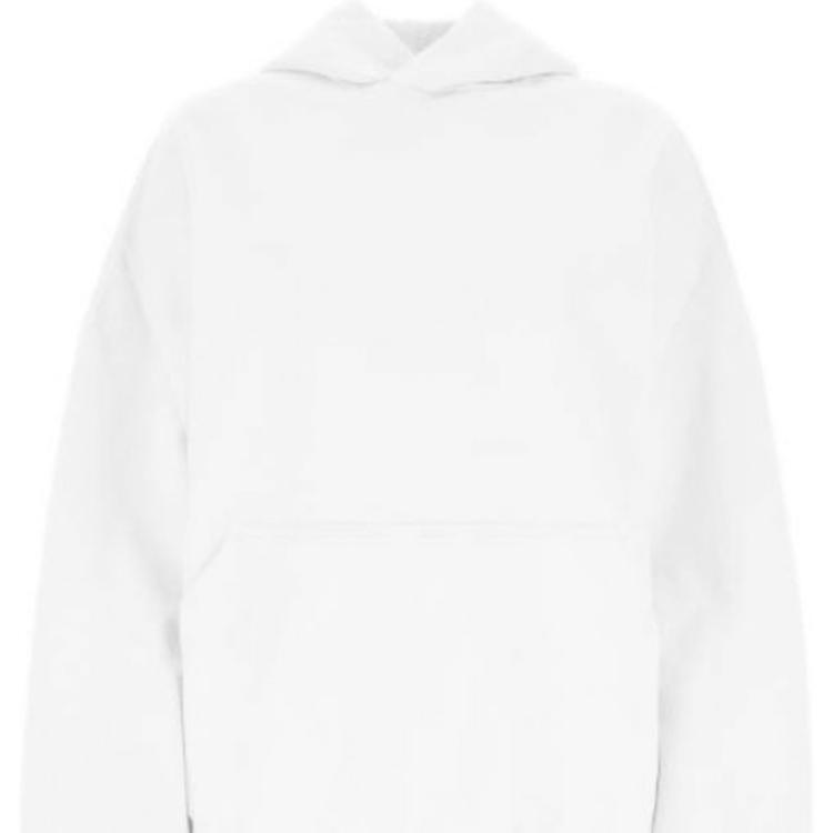 (Women) Balenciaga FW24  White Hoodie Pullover Sweatshirt Regular Fit. 739024TOVU99012 圖 4