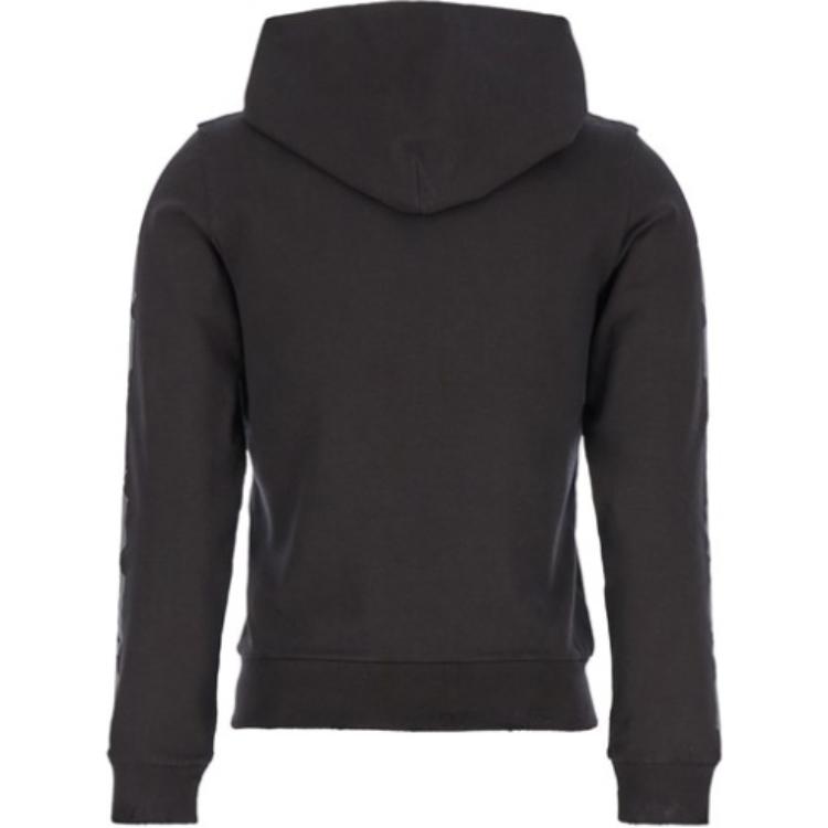 Lookbook (W) Balenciaga FW24 黑色拉鍊連帽外套印有品牌標誌 788243TQVK51200