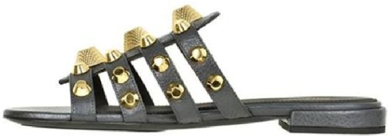 (W) 巴黎世家 巨型平底凉鞋 '铆钉黑' 549875AD404010 Buy (W) 巴黎世家 巨型平底凉鞋 '铆钉黑' 549875AD404010