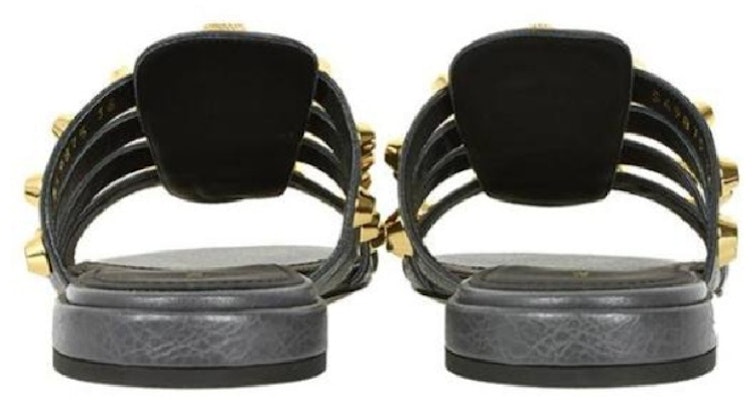 (Women) Balenciaga Giant Flat Sandal 'Studded Black' 549875AD404010 Shop (Women) Balenciaga Giant Flat Sandal 'Studded Black' 549875AD404010