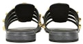 Shop (Women) Balenciaga Giant Flat Sandal 'Studded Black' 549875AD404010