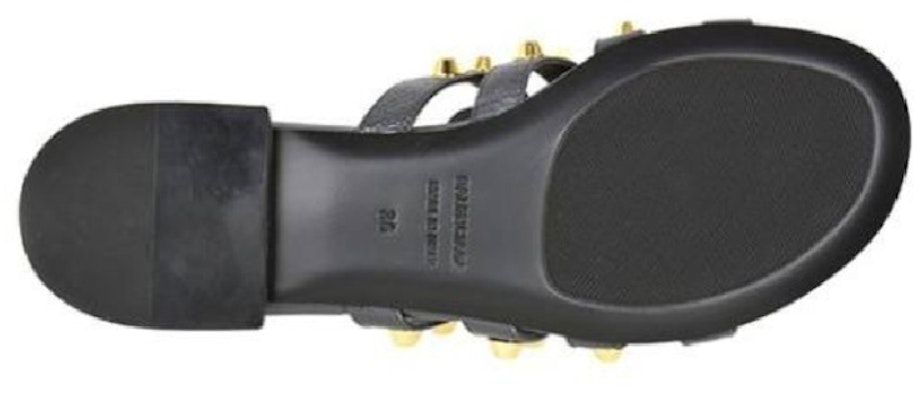 (Women) Balenciaga Giant Flat Sandal 'Studded Black' 549875AD404010 Purchase (Women) Balenciaga Giant Flat Sandal 'Studded Black' 549875AD404010