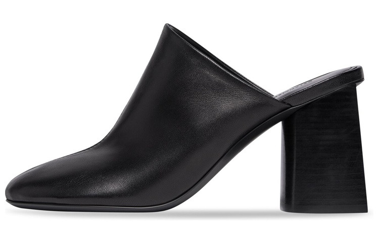 Buy (W) Balenciaga Glove ''Zwarte Leren Hoge-Hakken Mule'' 712974WBCW01000